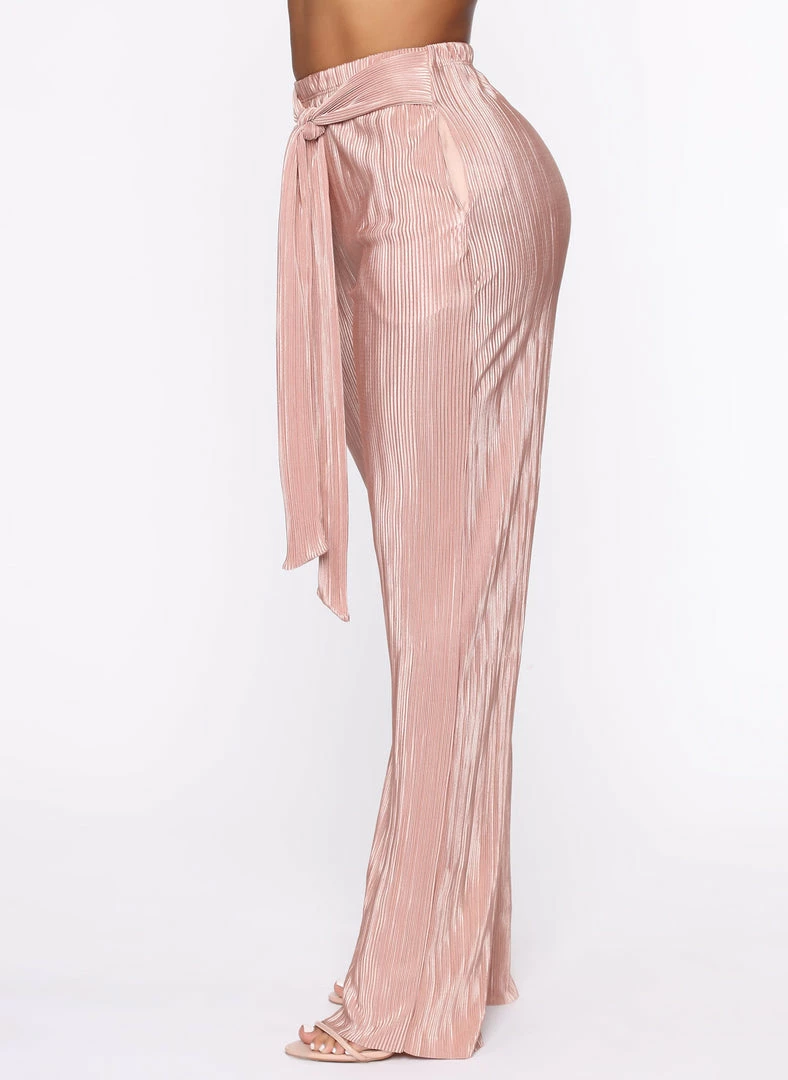 Fashion Nova She's A Classic Pant Set - Mauve