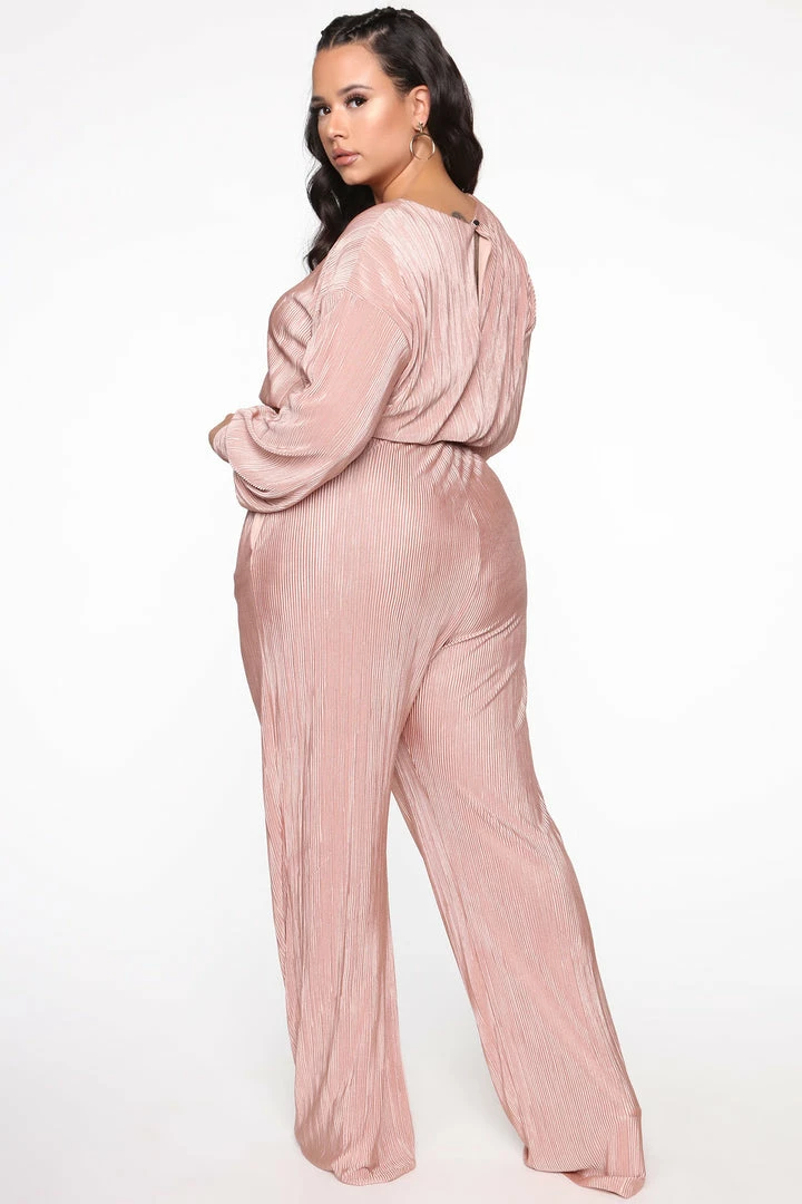 Fashion Nova She's A Classic Pant Set - Mauve