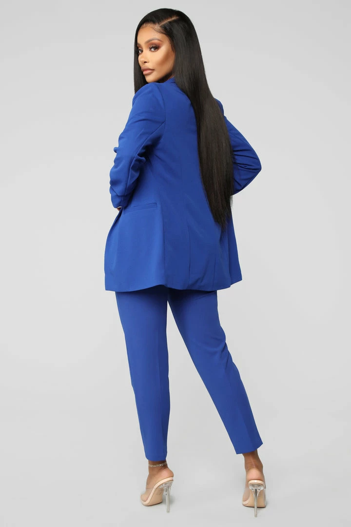 Fashion Nova Matching Separates The Celine Blazer - Royal