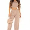 Fashion Nova Chosen One Pant Set - Taupe