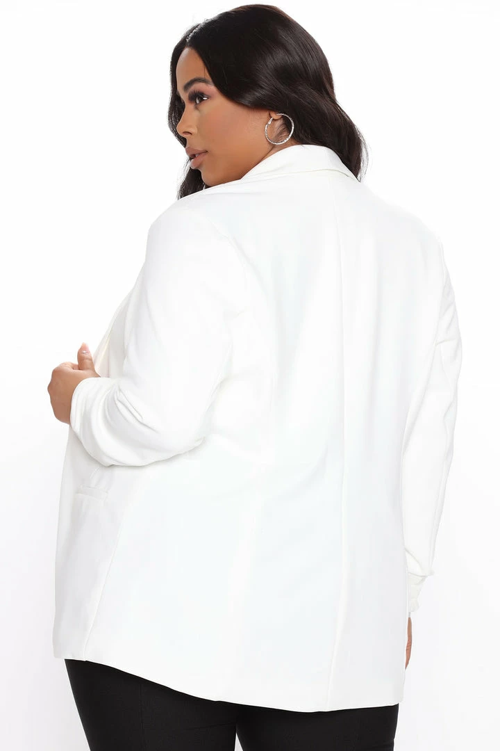 Fashion Nova The Celine Blazer - Ivory Matching Separates