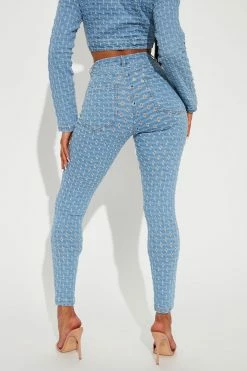 Fashion Nova Best Wishes Skinny Jeans - Light Wash Matching Separates