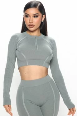 Fashion Nova Legging Sets The Headliner Legging Set - Sage