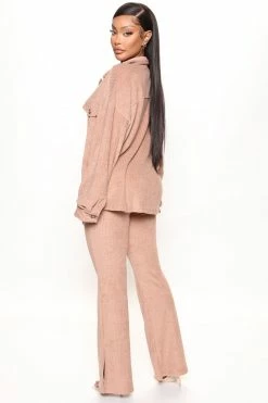Fashion Nova Elisa Pant Set - Taupe