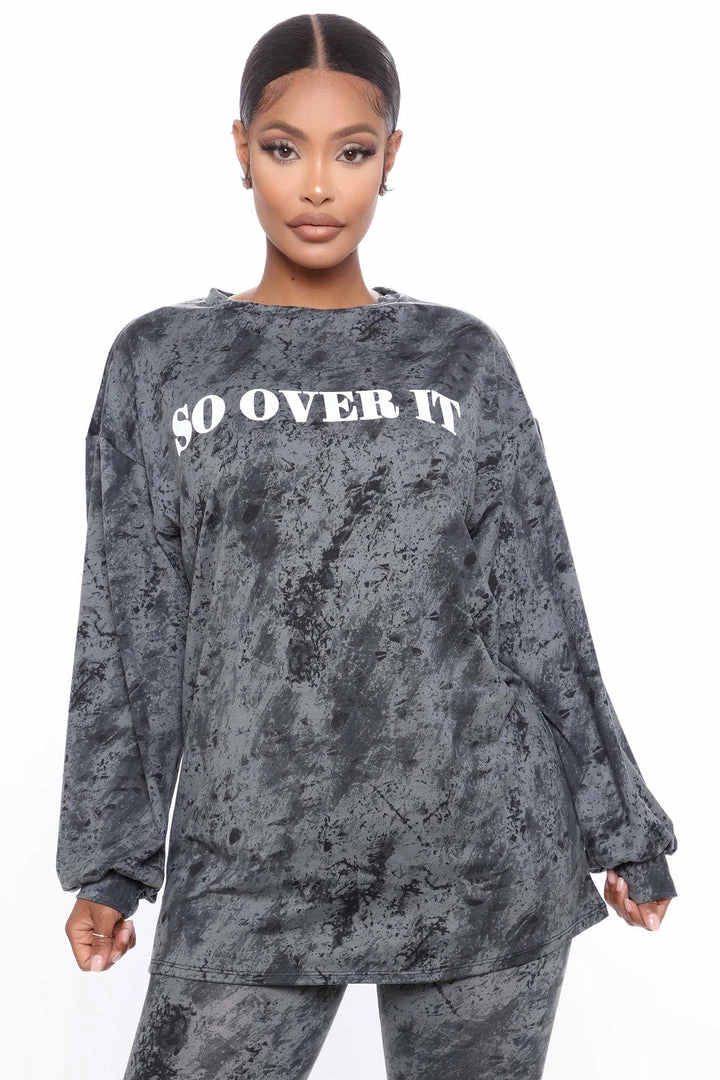 Fashion Nova Legging Sets Chillin Legging Set - Black