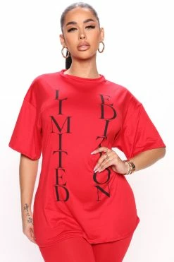 Fashion Nova She's Limited Edition Legging Set - Red