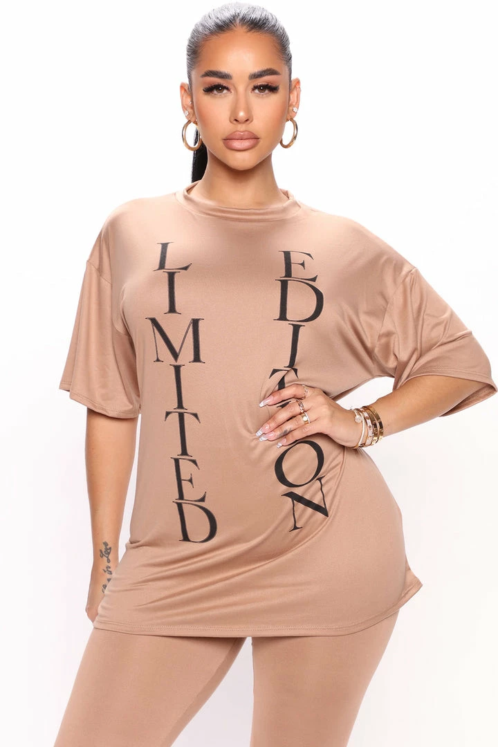 Fashion Nova Legging Sets She's Limited Edition Legging Set - Taupe