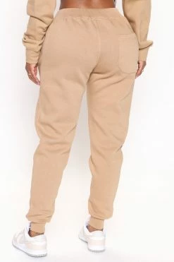 Fashion Nova Fuck You Have A Nice Day Jogger Pant - Taupe Matching Separates