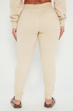 Fashion Nova Stay Lifted Butterfly Jogger Pant - Sand Matching Separates