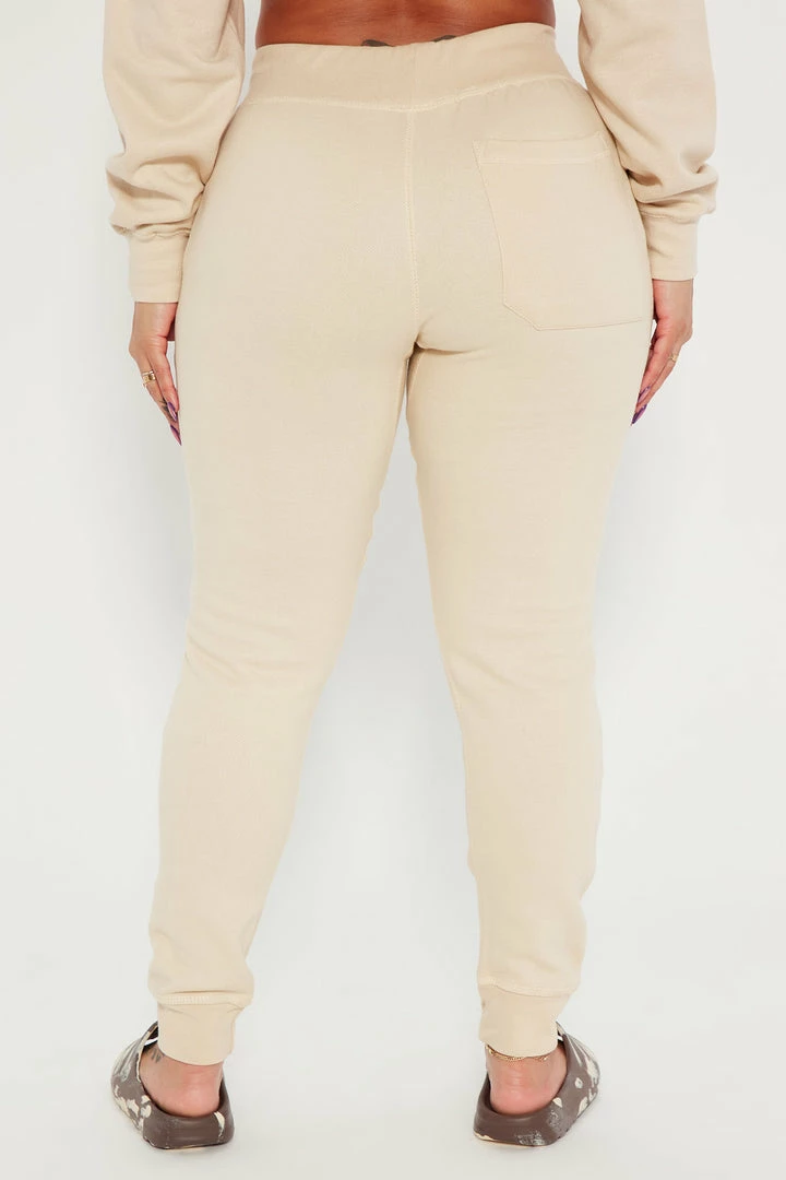 Fashion Nova Stay Lifted Butterfly Jogger Pant - Sand Matching Separates