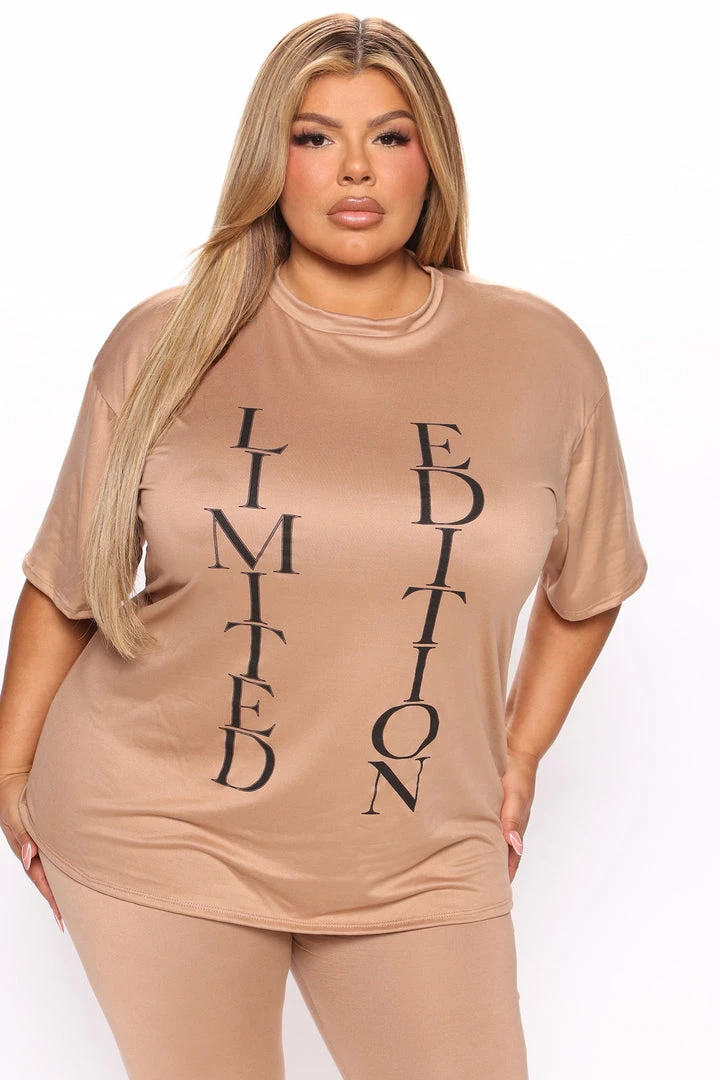 Fashion Nova Legging Sets She's Limited Edition Legging Set - Taupe