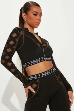 Fashion Nova Anabella Legging Set - Black