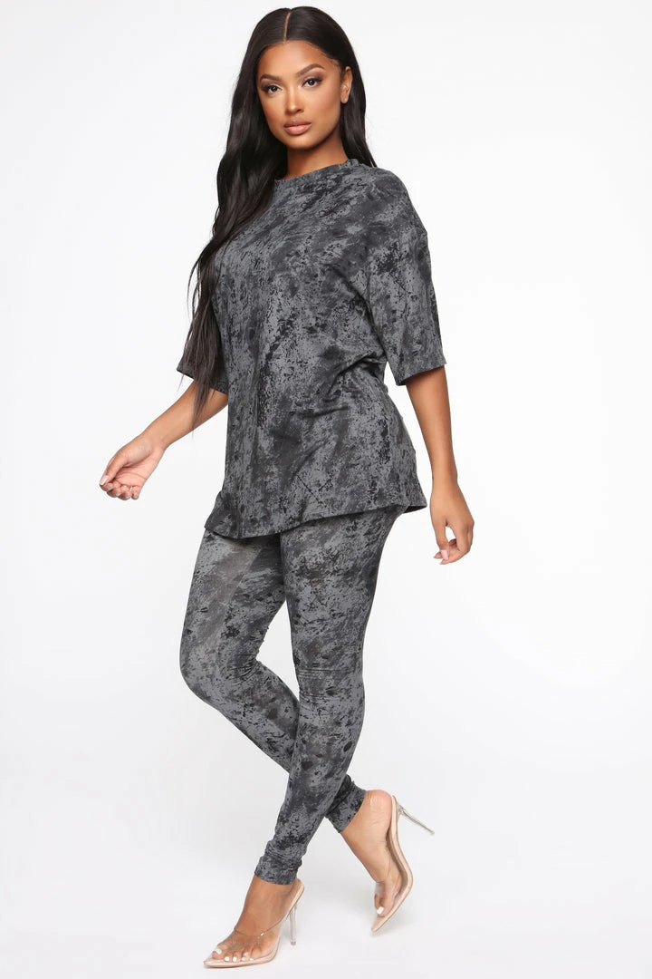 Fashion Nova Chelsea Legging Set - Black Legging Sets