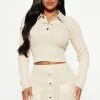 Fashion Nova Sweater Sets She's Cute Sweater Skirt Set - Taupe