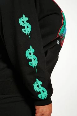 Fashion Nova Stay Hungry Graphic Hoodie - Black Matching Separates