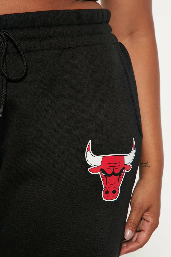 Fashion Nova Bulls Set Up Jogger - Black Matching Separates