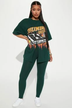 Fashion Nova Thunder Shift Legging Set - Hunter