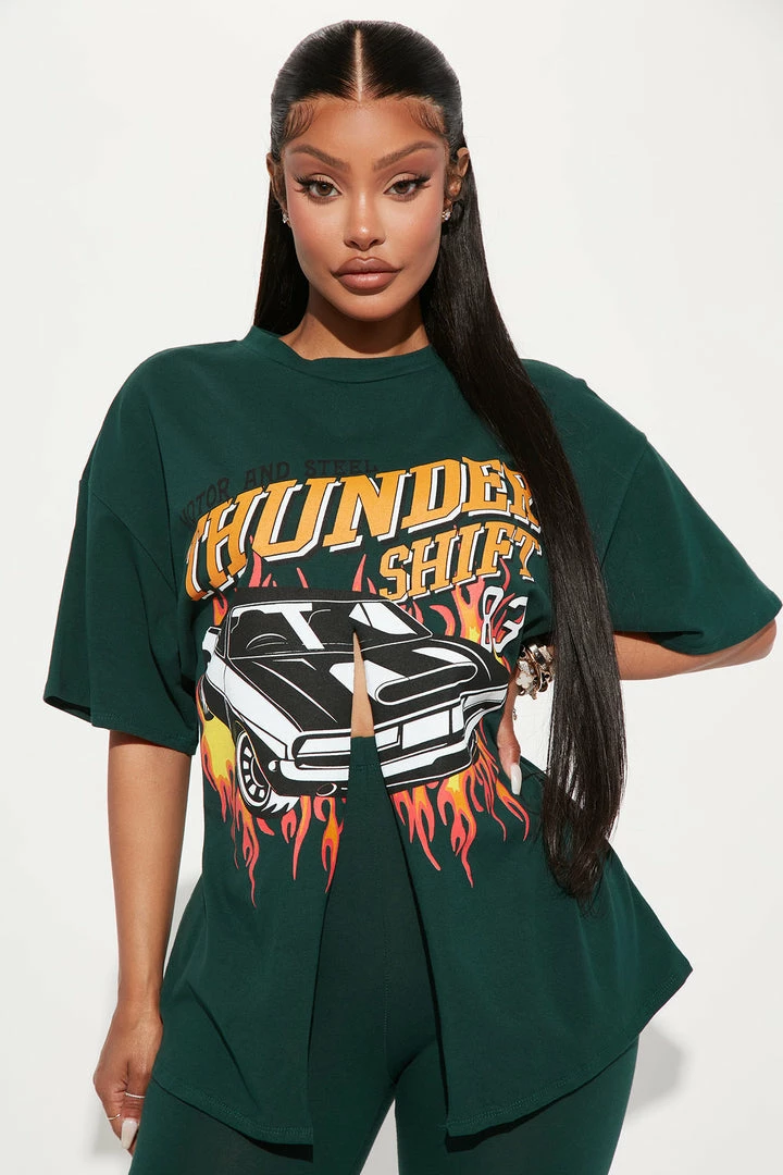 Fashion Nova Thunder Shift Legging Set - Hunter