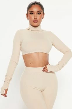 Fashion Nova Legging Sets Riley Snatched Legging Set - Cream