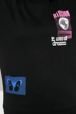 Fashion Nova Take It Easy Sweatshirt - Black Matching Separates