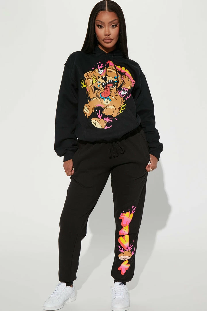 Fashion Nova Matching Separates Wreaking Havok Hoodie - Black