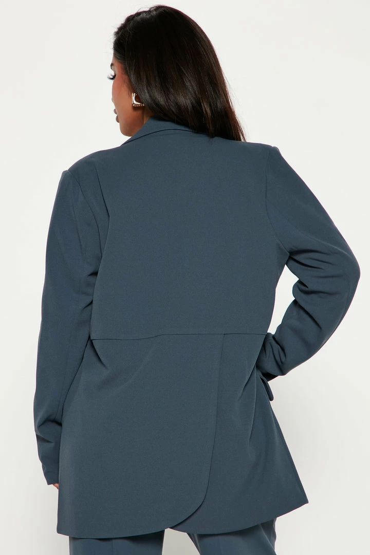 Fashion Nova Matching Separates Hailey Blazer - Indigo