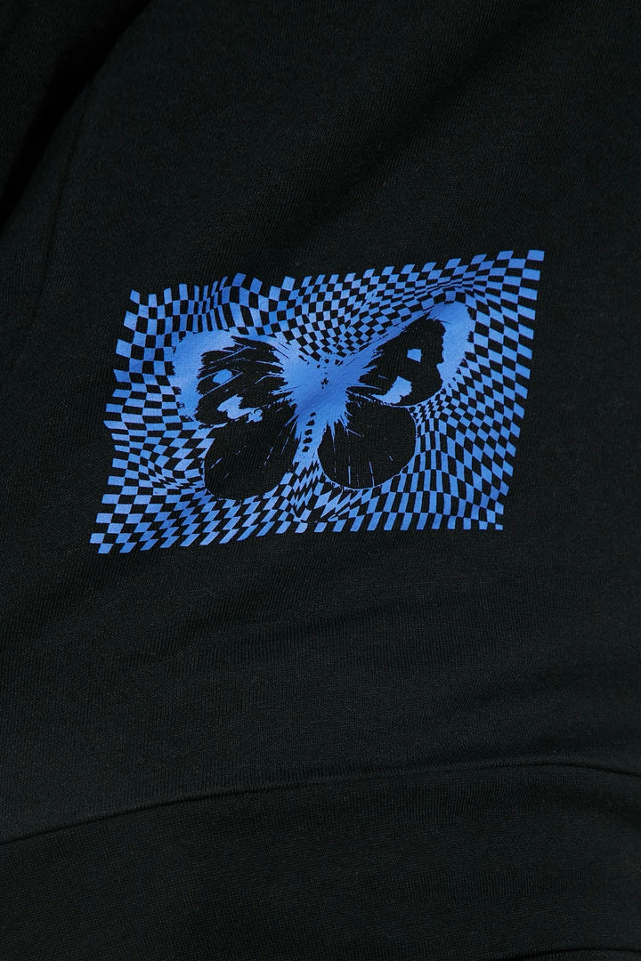 Fashion Nova Take It Easy Sweatshirt - Black Matching Separates