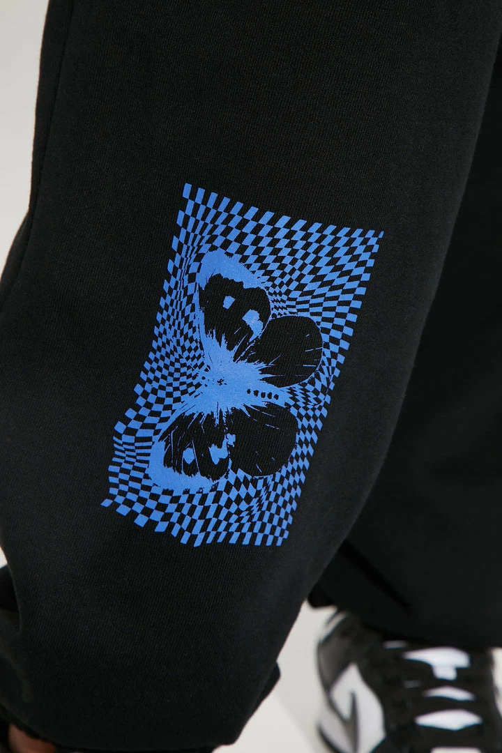 Fashion Nova Take It Easy Jogger - Black Matching Separates