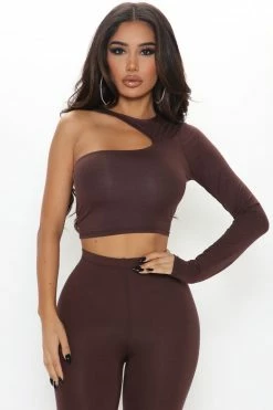 Fashion Nova Liberty Legging Set - Chocolate Legging Sets