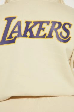 Fashion Nova Matching Separates Lakers VIP Pull Over - Khaki