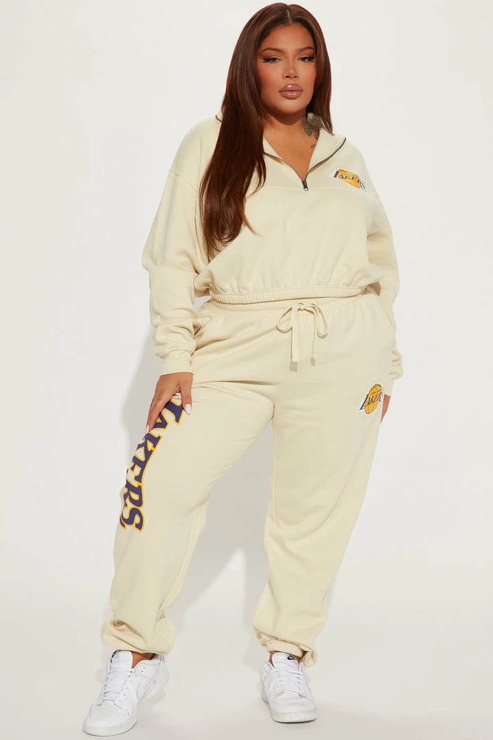 Fashion Nova Matching Separates Lakers VIP Pull Over - Khaki