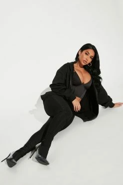 Fashion Nova Keep Up With Me Legging Set - Black Legging Sets