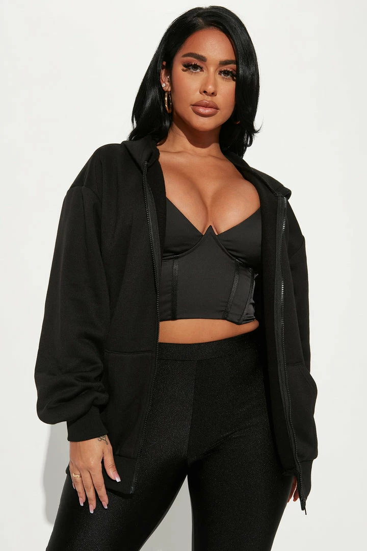 Fashion Nova Keep Up With Me Legging Set - Black Legging Sets