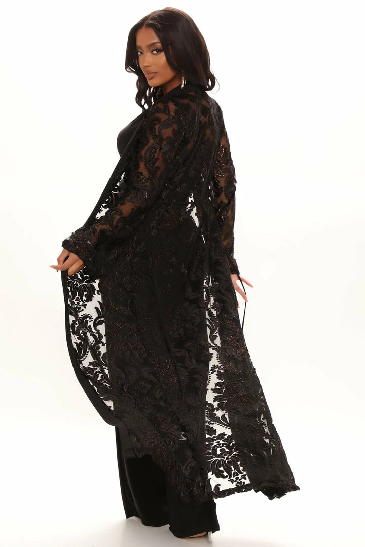 Fashion Nova Sienna 3 Piece Pant Set - Black