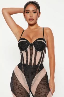 Fashion Nova Legging Sets Claudia Embellished Legging Set - Black