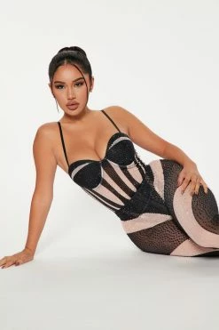 Fashion Nova Legging Sets Claudia Embellished Legging Set - Black