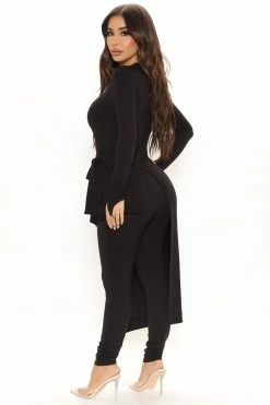 Fashion Nova Amara Pant Set - Black