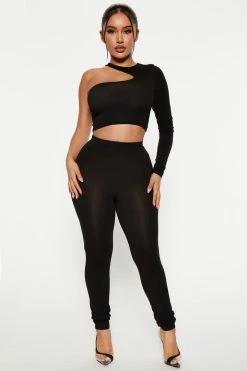 Fashion Nova Legging Sets Liberty Legging Set - Black