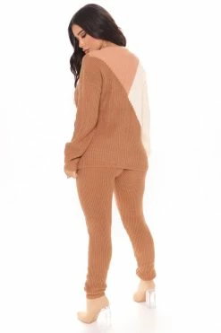 Fashion Nova Legging Sets You're The One Sweater Legging Set - Taupe/combo