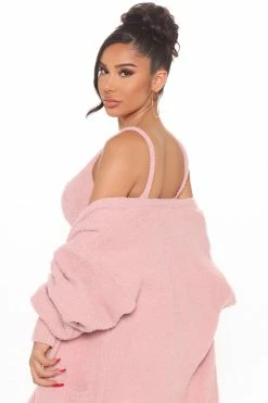 Fashion Nova Living In It 3 Piece Legging Set - Pink Legging Sets