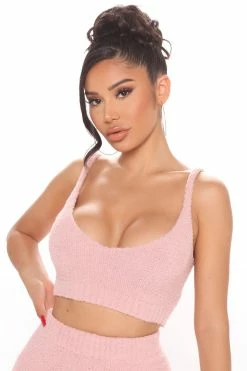 Fashion Nova Living In It 3 Piece Legging Set - Pink Legging Sets