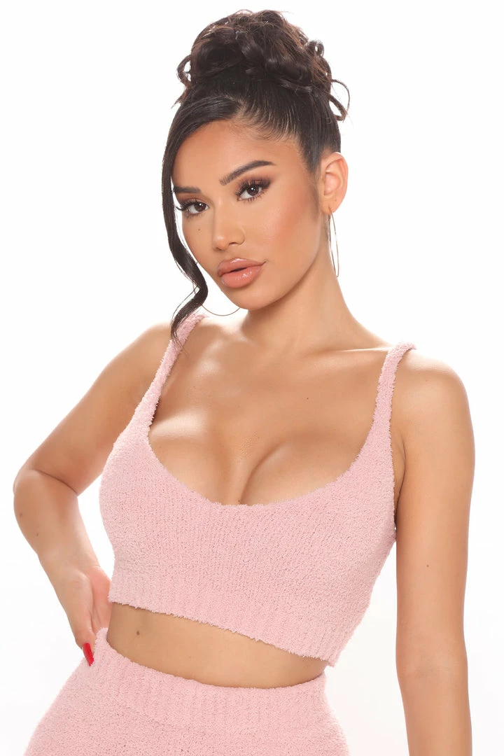 Fashion Nova Living In It 3 Piece Legging Set - Pink Legging Sets