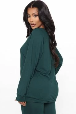 Fashion Nova Legging Sets Kick Back Legging Set - Hunter