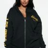 Fashion Nova Matching Separates Lakers Overtime Hoodie - Black