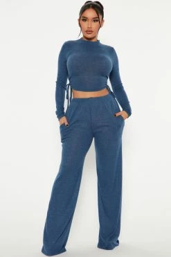 Fashion Nova Harley Hacci Pant Set - Denim