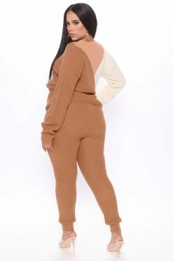 Fashion Nova Legging Sets You're The One Sweater Legging Set - Taupe/combo