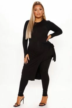 Fashion Nova Amara Pant Set - Black