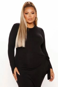 Fashion Nova Amara Pant Set - Black