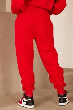 Fashion Nova Family Goals Women's Mami Jogger - Red Matching Separates