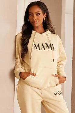 Fashion Nova Family Goals Women's Mami Hoodie - Tan